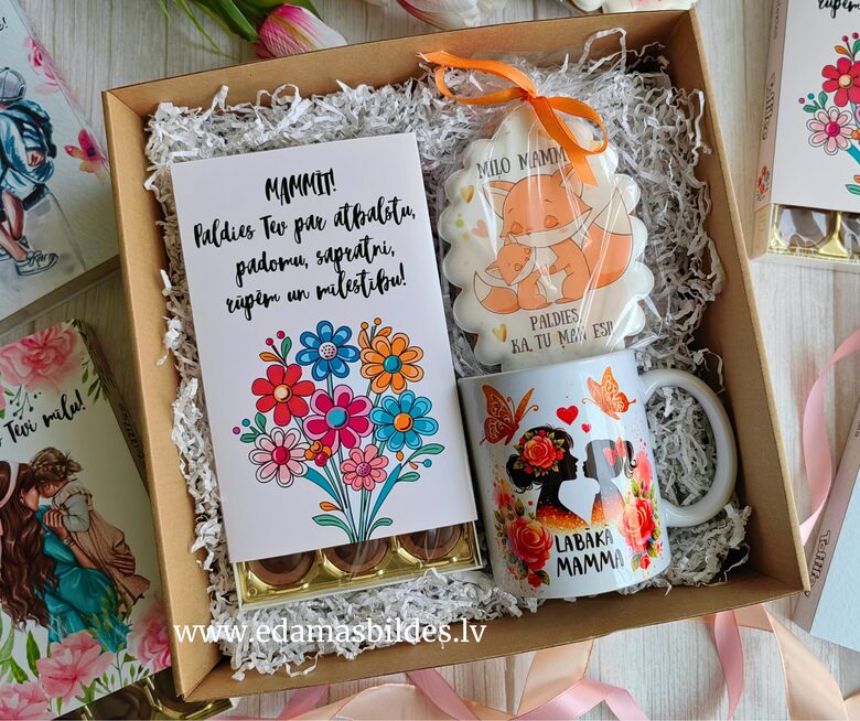 Dāvanu komplekts "Paldies, ka tu man esi!"