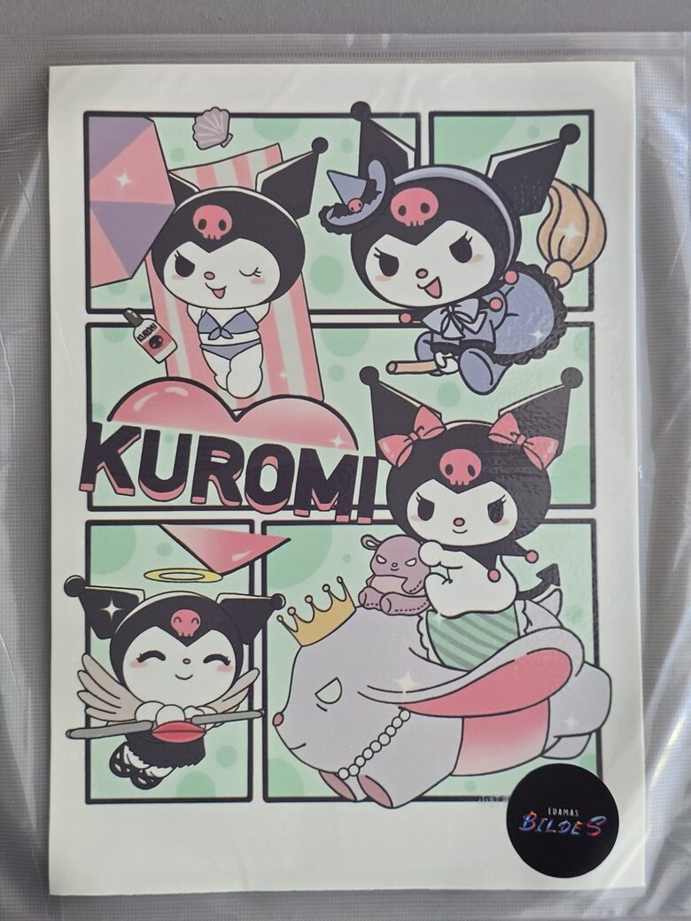 "Kuromi", cukura papīrs ar apdruku 