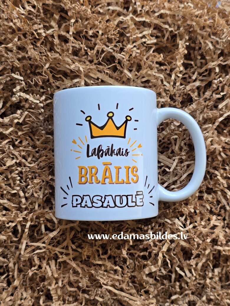 Keramikas  krūze " Labākais brālis pasaulē "