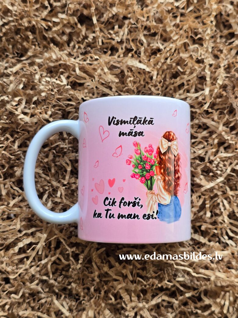 Keramikas  krūze " Vismīļākā māsa"