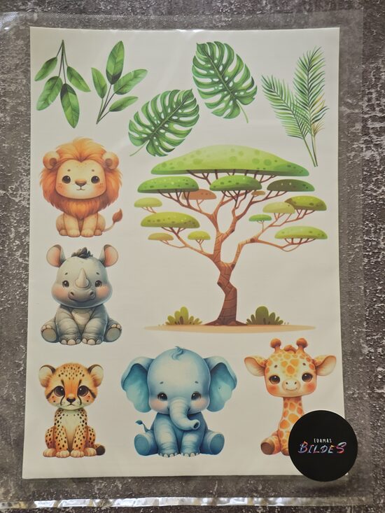 "Safari", cukura papīrs ar apdruku, ar nelielu brāķi