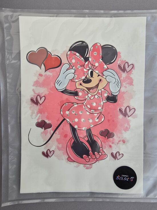 "Minnie", cukura papīrs ar apdruku