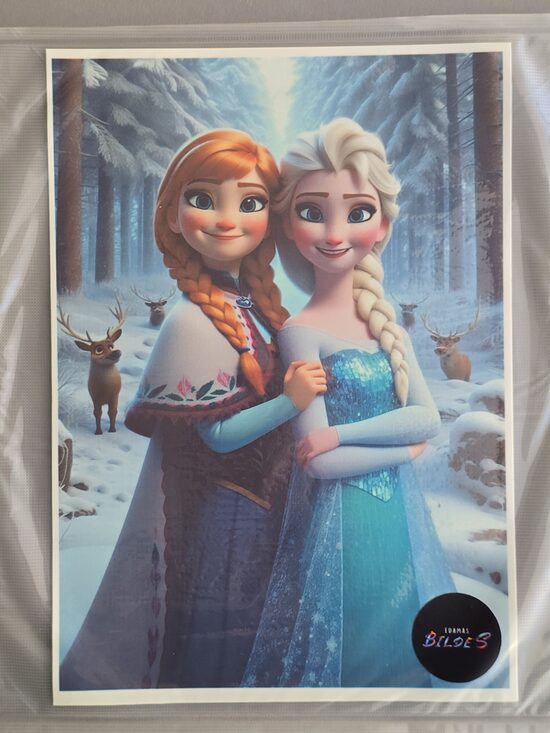 "Elza un Anna", cukura papīrs ar apdruku 