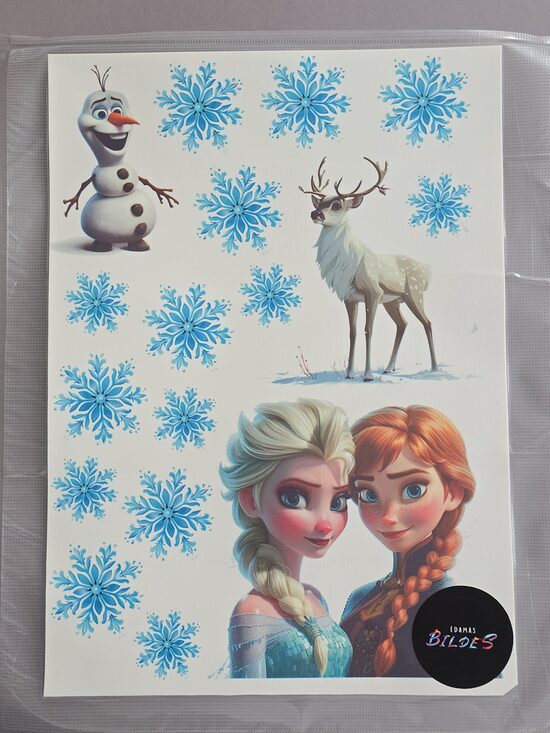 "Elza un Anna", paraugs, cukura papīrs ar apdruku 