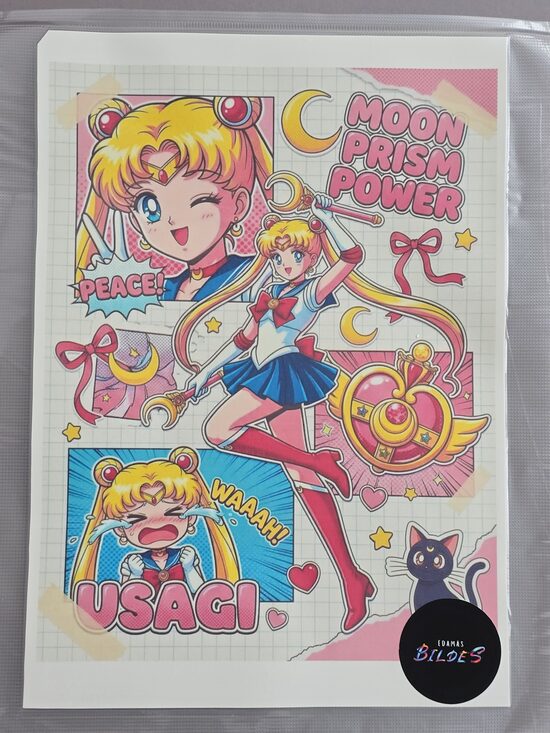 "Usagi", paraugs, cukura papīrs ar apdruku