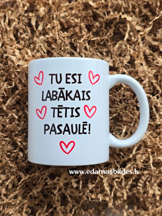 Keramikas krūze "Tu esi labākais tētis pasaulē!"