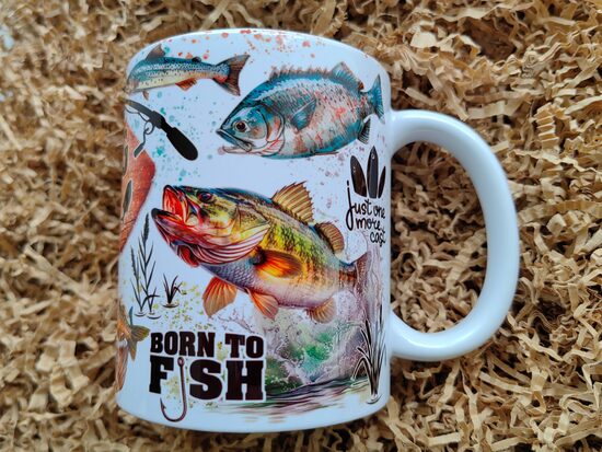 Keramikas krūze "Fishing life"