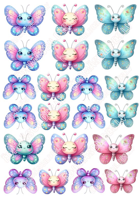 Cukura papīrs ar apdruku "Taurenīši"