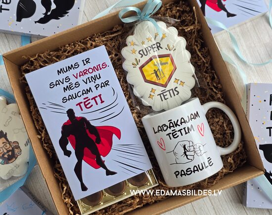 Dāvanu komplekts  "SUPER TĒTIS" 