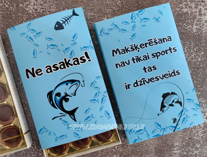 Konfektes kastītē "Ne asakas!"