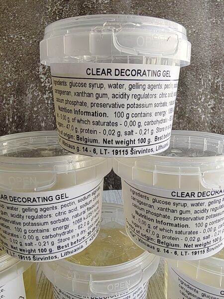 Dekorželeja CLEAR DECORATING GEL 100g