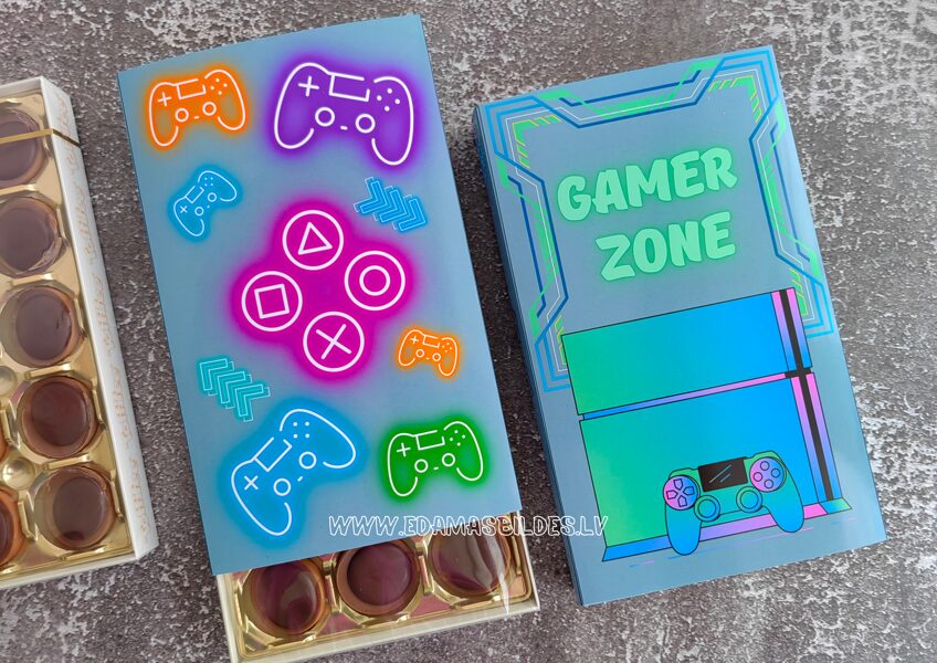 Konfektes kastītē " Gamer" 
